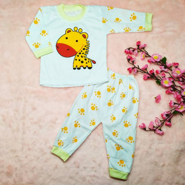 Pakaian Bayi Size 0-12bulan / Piyama anak / Baju Tidur Bayi / Setelan Anak Lengan Panjang