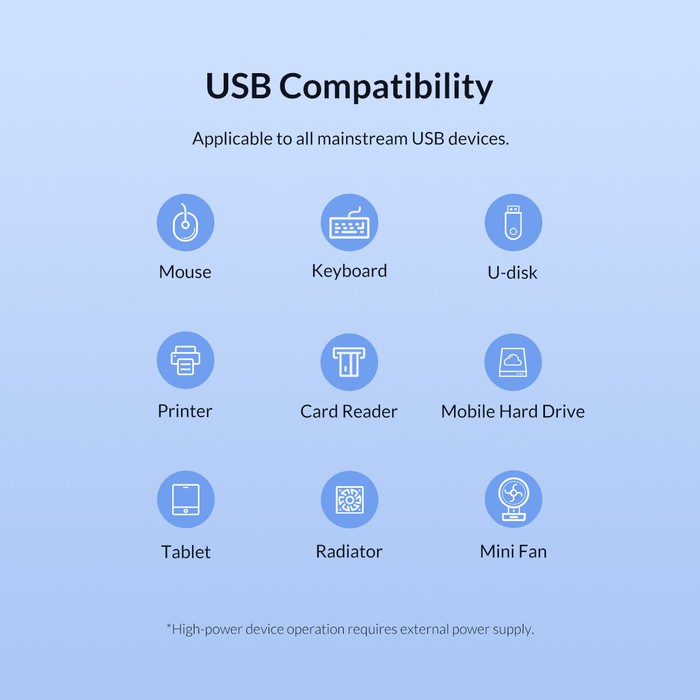 Usb hub orico 7 Port 3.0 Power supply adapter TWU3-7A - Terminal Usb