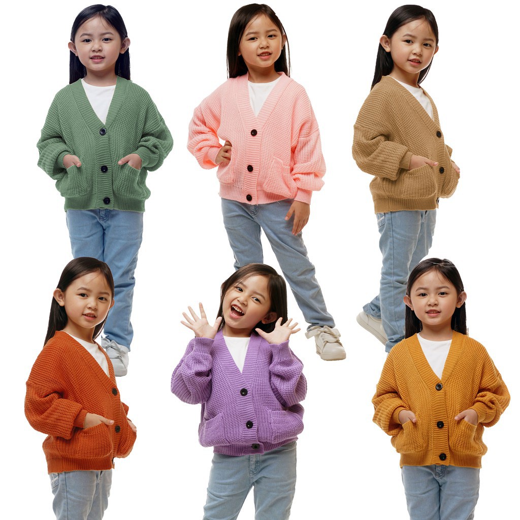 Sweater Rajut Anak | Cardigan Anak Unisex | Cardy Cropp