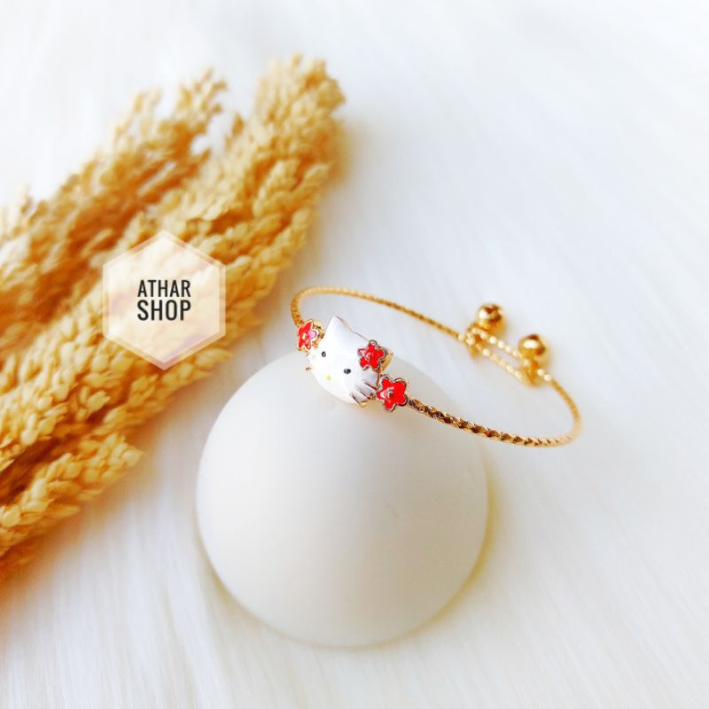 meilyn gelang anak hellokitty kuda poni unicorn perhiasan lapis emas 18k