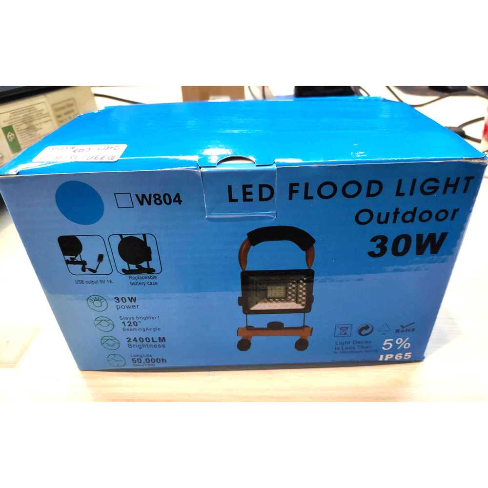 TaffLED Lampu LED Outdoor 18650 30W - W804