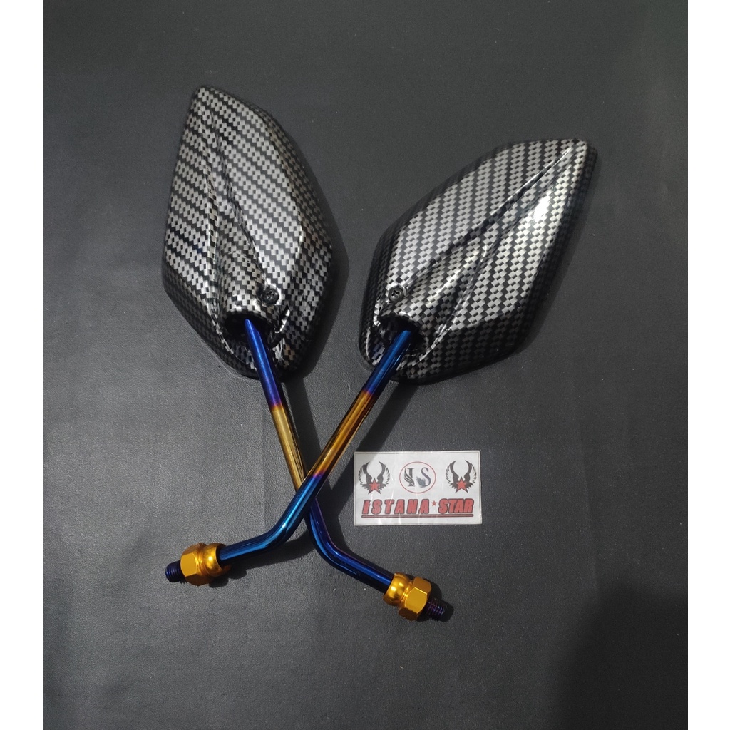 SPION CARBON TWOTONE JUPITER Z-JUPITER MX-VIXION-MIO MOTOR YAMAHA UNIVERSAL