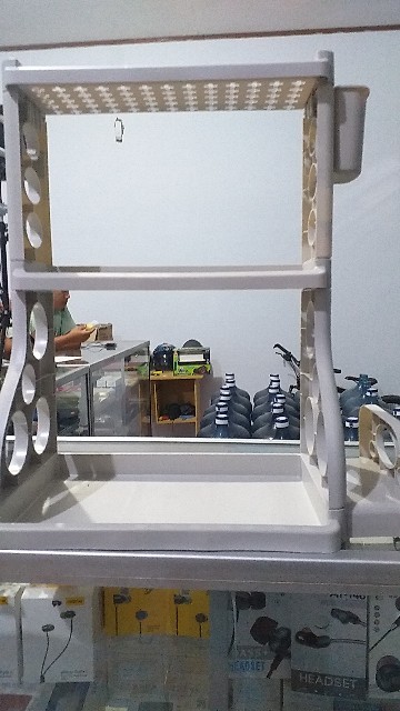 Rak Tempat Bumbu Dapur Serbaguna Dinding Minimalis Plastik Perabotan Dapur Rumah Tangga Murah Zk268