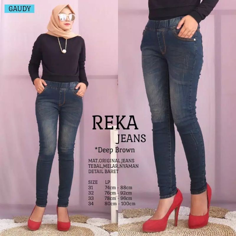 VARIANSI LASER BARU! REKA JEANS MELAR NYAMAN DIPAKAI