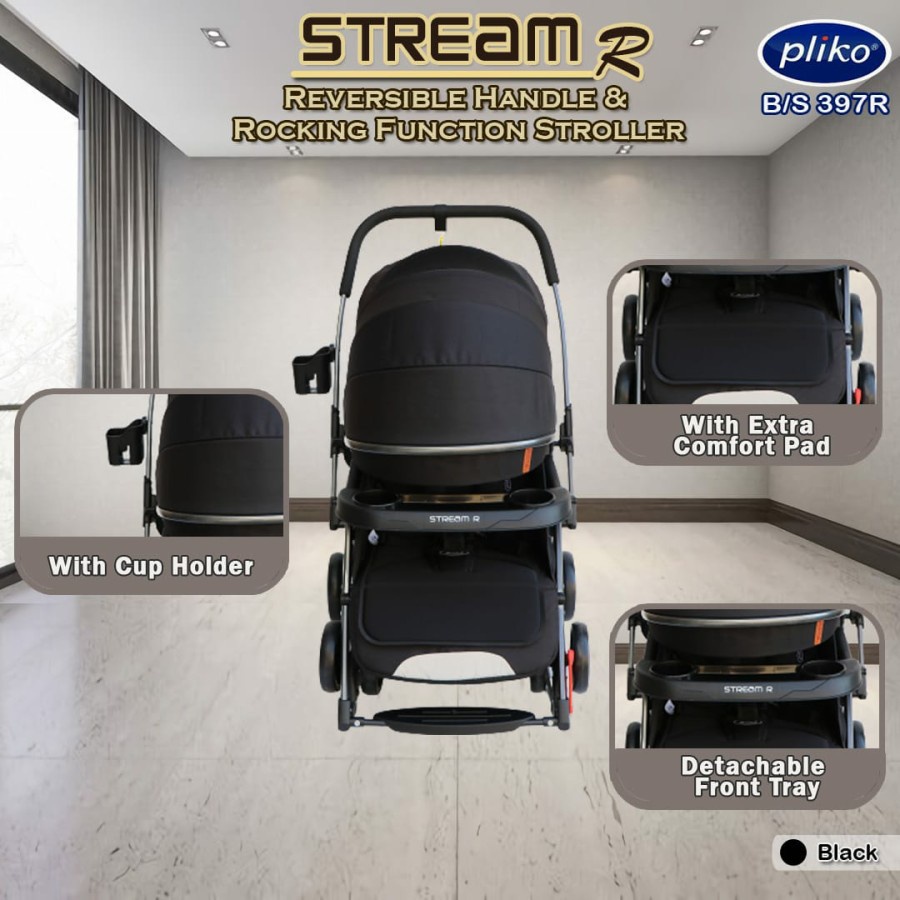 Pliko Stroller Steam R PK397R