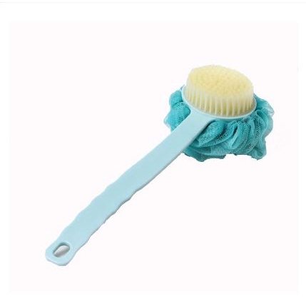 [ OBJ ] Sikat Punggung Shower Puff Mandi 2in1