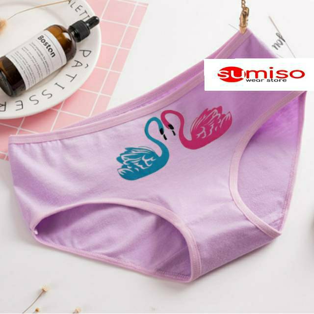Celana dalam wanita logo angsa / undies cewek / cd wanita dewasa remaja