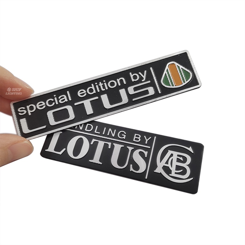 1pc Stiker Emblem Logo LOTUS Bahan Metal Untuk Dekorasi Mobil