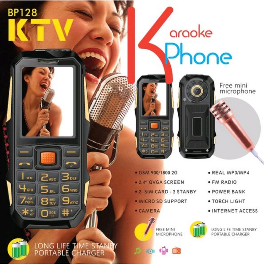 HP China Murah Bellphone BP-128 KTV