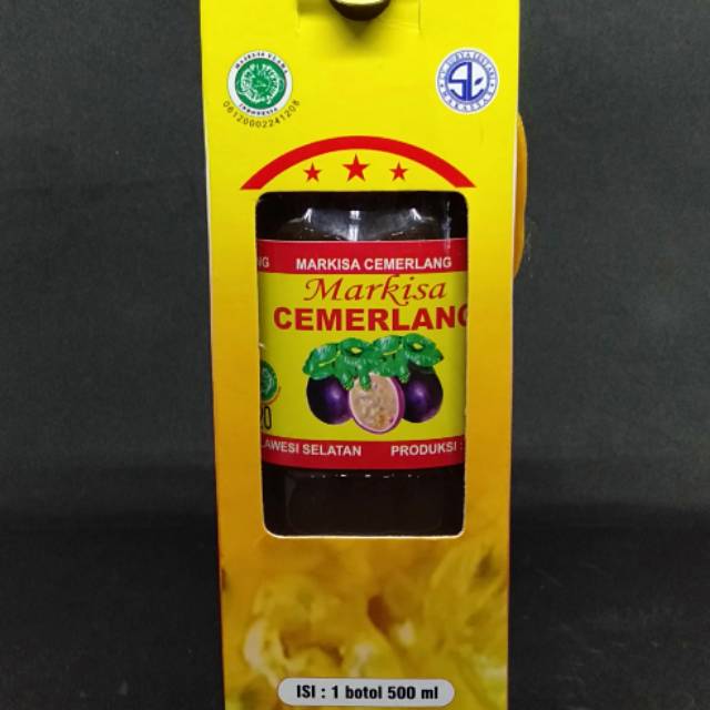 

Markisa asli Makassar Markisa Cemerlang makassar Ukuran 500 Ml