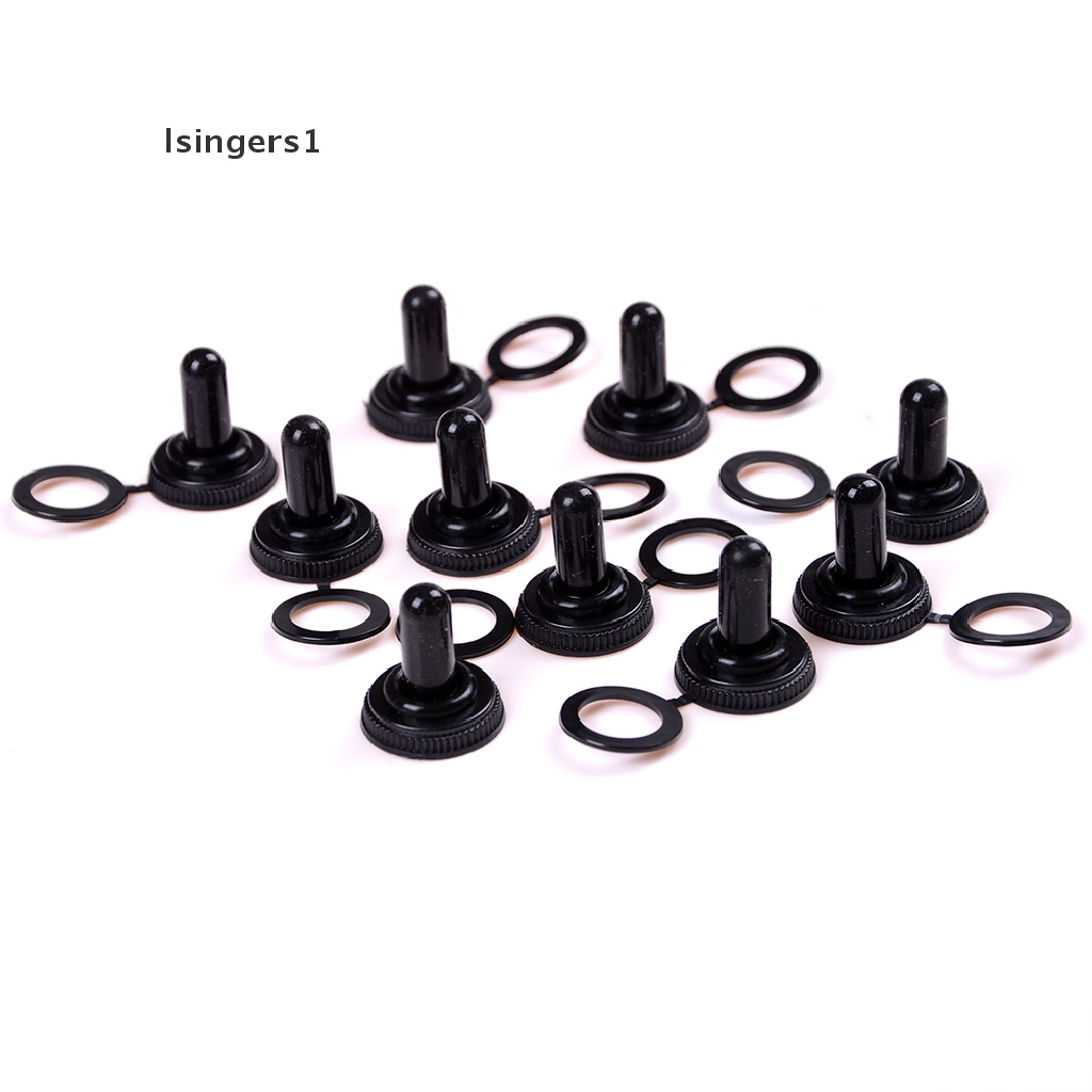 (lsingers1) 10pcs Toggle Switch Diameter 12mm Tahan Air Bahan Karet