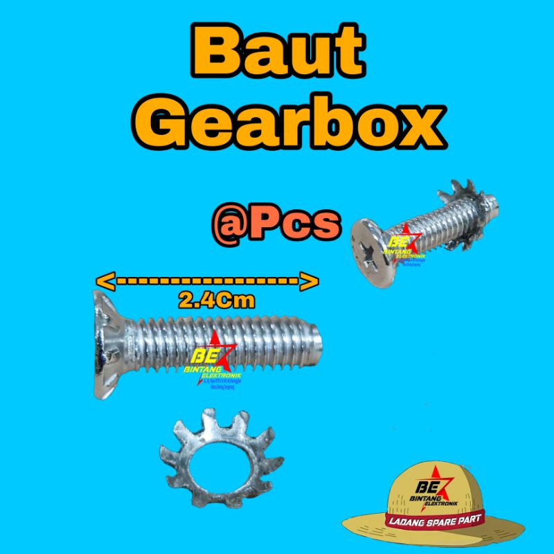 BAUT PULSATOR BAUT GEAR BOX MESIN CUCI 2 TABUNG GIRBOX GEARBOK GIRBOK