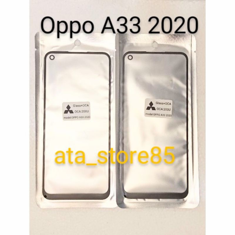 Kaca Depan Kaca LCD Oppo A33 2020 | A 33 2020 TS TC Touchscreen Glass LCD+Lem Plus Oca Kering Original