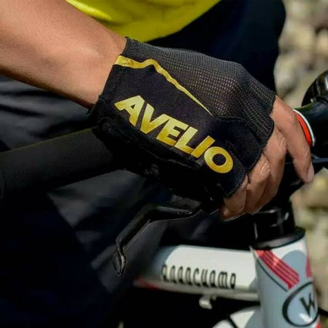 AVELIO DASH FIGHTER sarung tangan sepeda AVELIO half finger gloves bike MTB roadbike seli bicycle