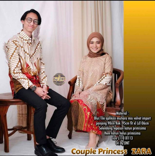 Premium tunik kirana || couple kebaya free selendang