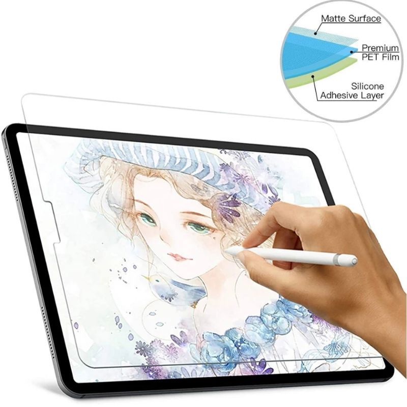 ipad 7 10.2 / ipad 8 10.2 | Paper Like Screen Protector Matte - ipad 8