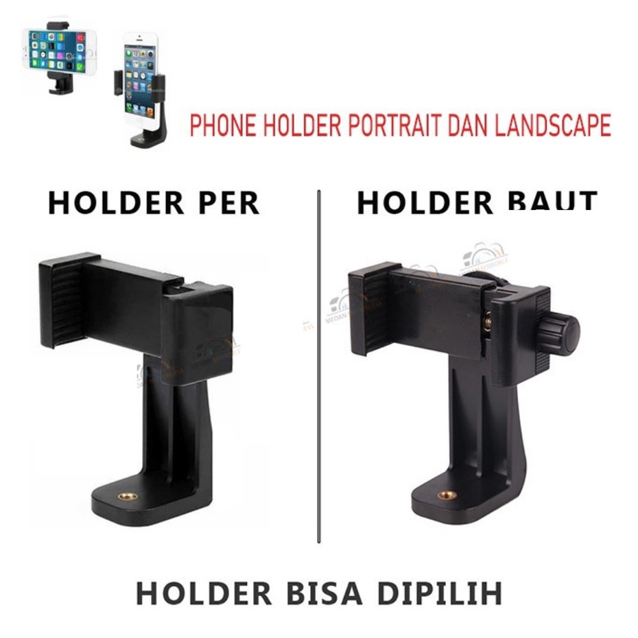 Trend-Holder Phone Tripod U Mount Rotate 360 Derajat PER - BAUT