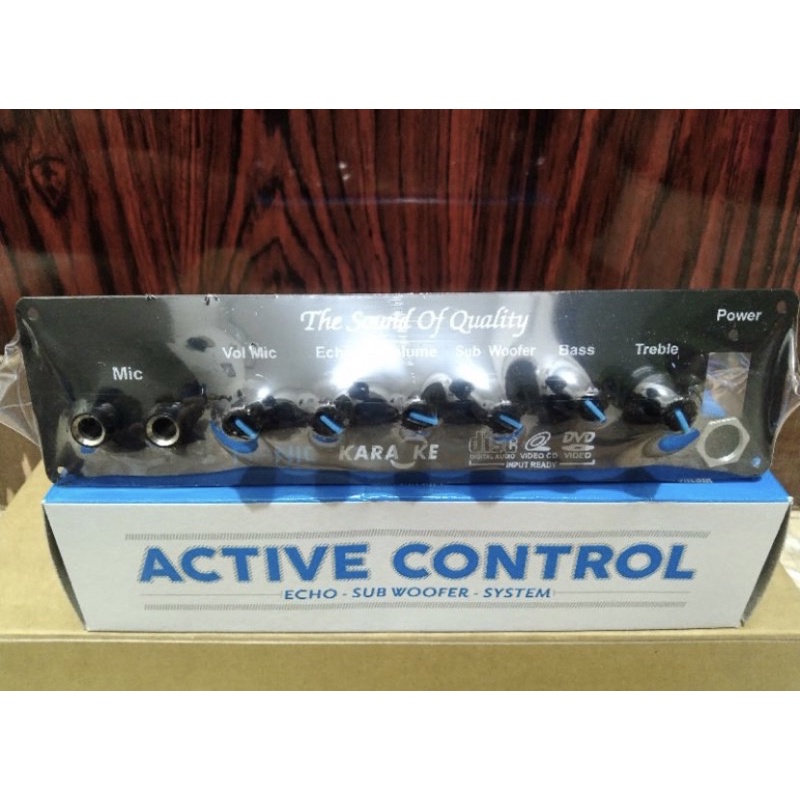 Tone control subwoofer echo mic speaker aktif type 226 active control speaker