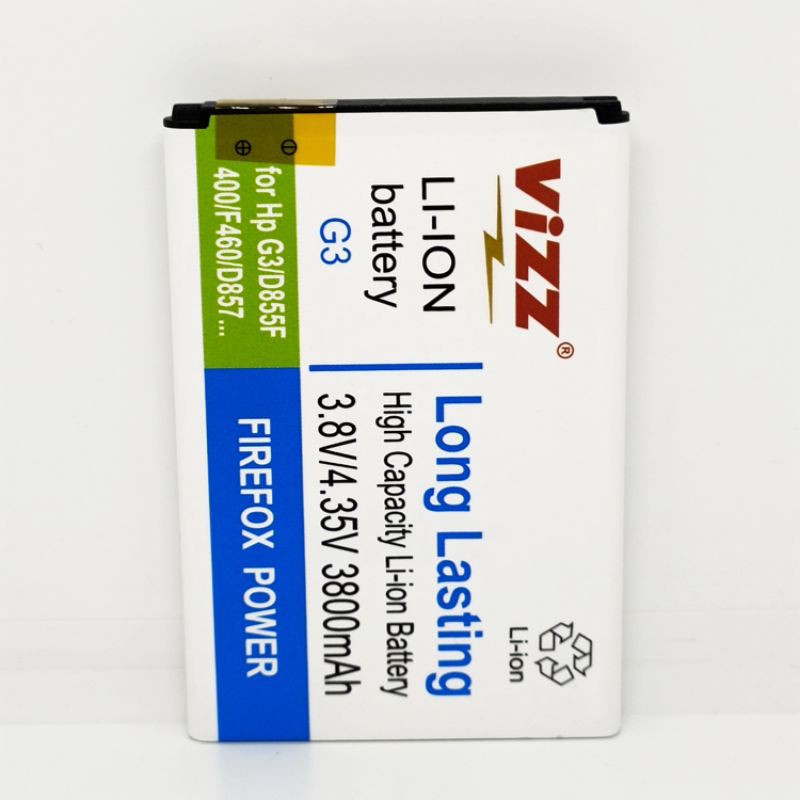 Baterai Batre Vizz LG G3 / BL53YH Original Vizz