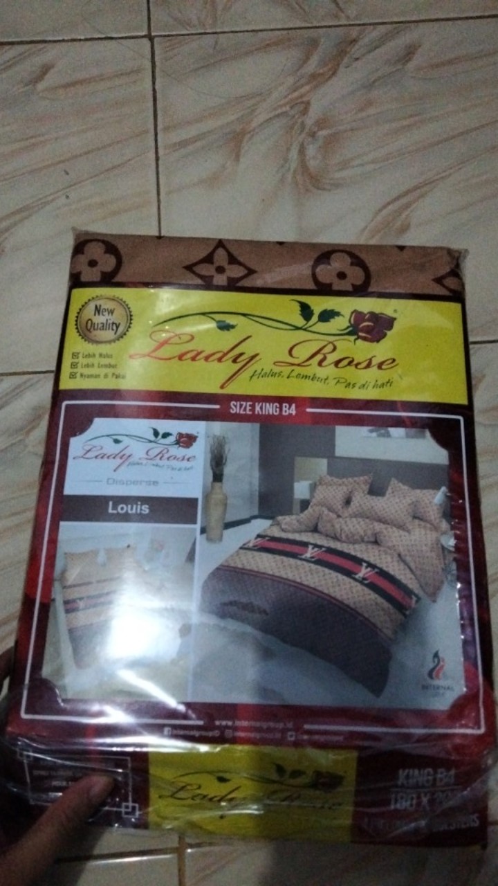 Sprei Lady Rose King B4 Walter, Monstera, Lolita, Maurin, Slate Rose, Vania - Variasi