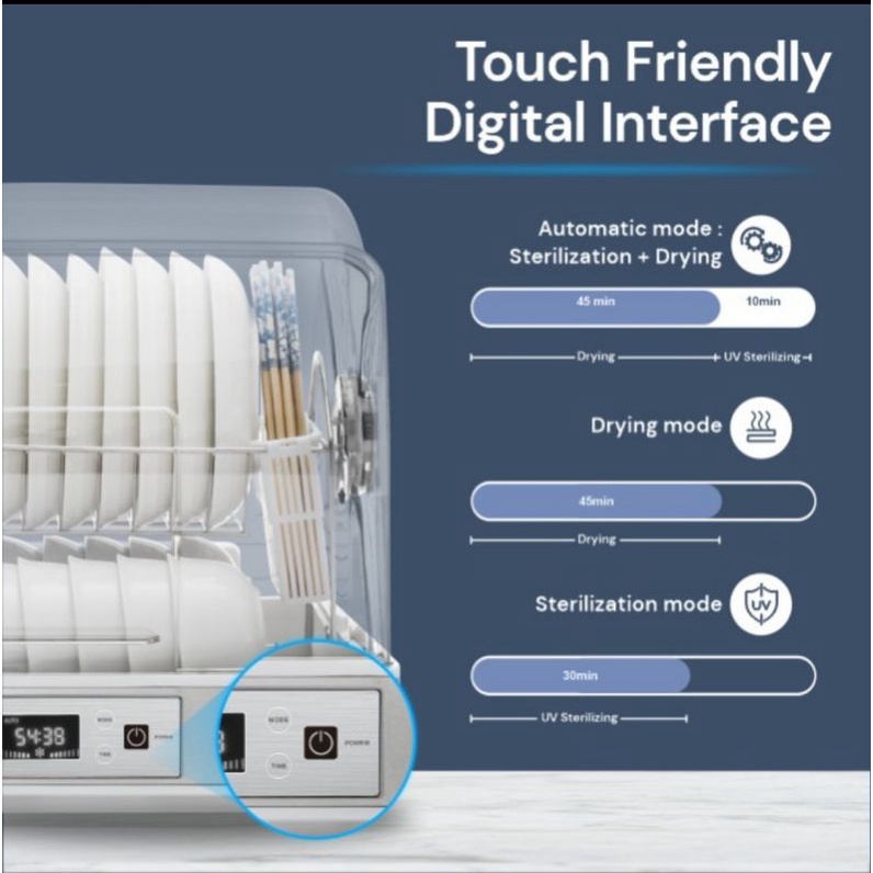 NORGE 4 in 1 UV Dish Dryer