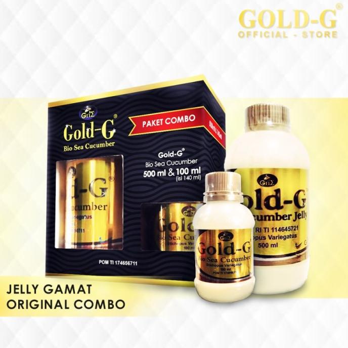 

TERMURAH Jelly Gamat Bio Gold G (500ml + 100ml) Paket Combo Original Asli /OBAT HERBAL ASAM URAT/OBAT HERBAL PELANGSING/OBAT HERBAL KOLESTEROL/OBAT HERBAL DIABETES