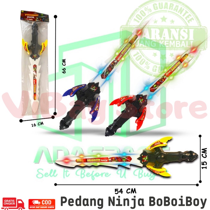 Pedang Ninja Mainan Anak Power Rangers Boboiboy Legend Hero P123