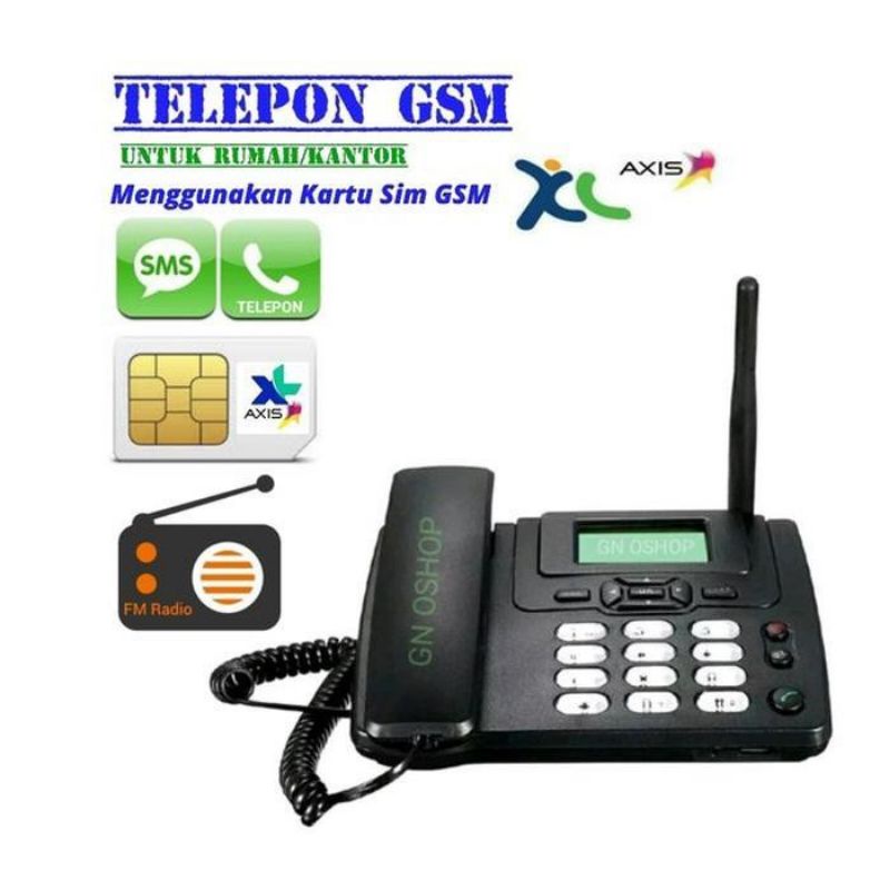 Telepon GSM untuk Rumah Kantor Telp Telpon Telephone Phone FWP Fwt Gsm Telepon Wireless