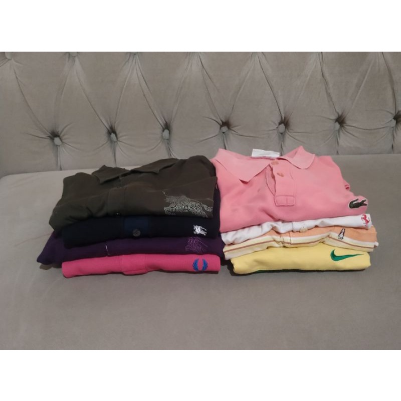 BORONGAN MURAH KAOS KERAH / KAOS POLO SECOND