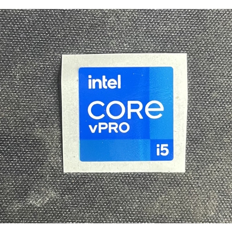Sticker stiker logo intel Core i5 vPro 11th gen ori