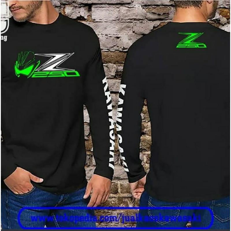 Kaos Lengan panjang Kawasaki ninja Z250