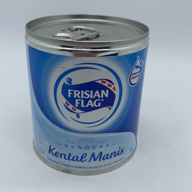 Bendera Susu Kental Manis Putih Kaleng Kecil 370gr