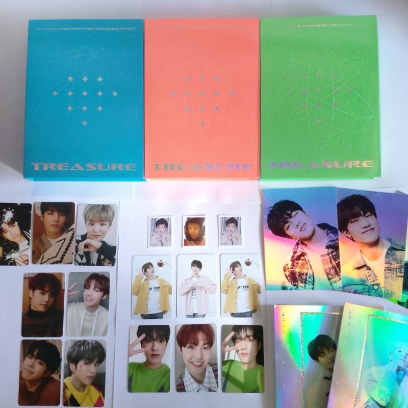 TREASURE FULL ALBUM PHOTOCARD HYUNSUK JIHOON JUNKYU JEONGWOO JAEHYUK HARUTO MASHIHO JUNGHWAN KTOWN P