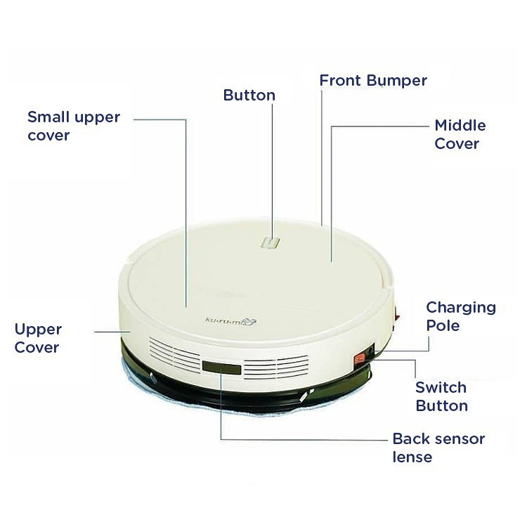 Kurumi KV 03 Robot Vacuum Cleaner