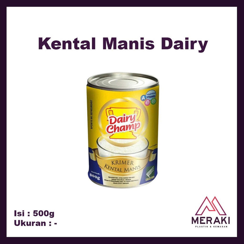 

Susu Kental Manis Krimer Dairy Champ 500gr