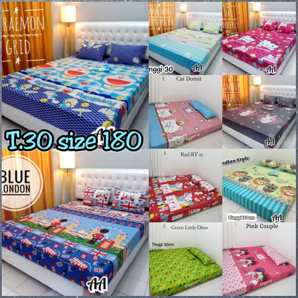 Sprei Homemade 180x200 Tinggi 30 cm (03)
