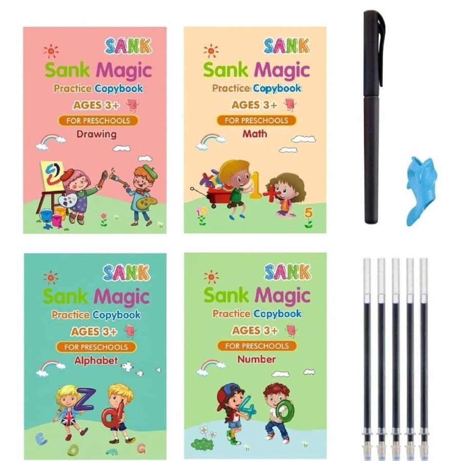

Buku Edukasi Sank Magic Reusable Practice CopyBook (Alphabeth)