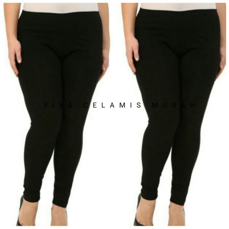 Legging Wanita Panjang JUMBO- Adem Elastis Nyaman- Legging Murah- Dalaman gamis Jumbo