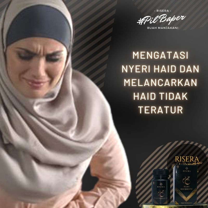RISERA Pil Manjakani balik perawan gurah vagina obat kista miss v haid organ intim kewanitaan herbal