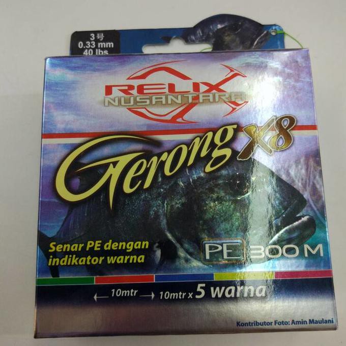 Stok Terbatas SENAR PE RELIX GERONG X8 PE 3 Promo 20%