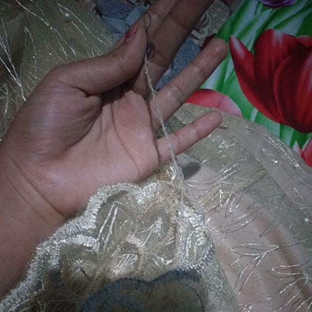 (harga Termurah + Ada Anak) Batik Couple Batik Parang Hijau Panjang Tile Brukat Selendang