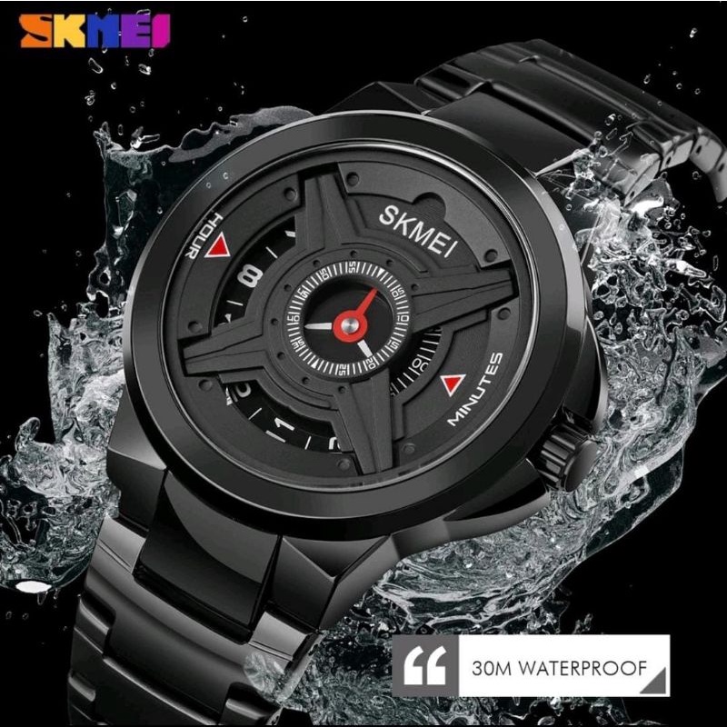 Jam Trending Jam Tangan SKMEI 1699 Jam Tangan Pria Analog Tali Stainless