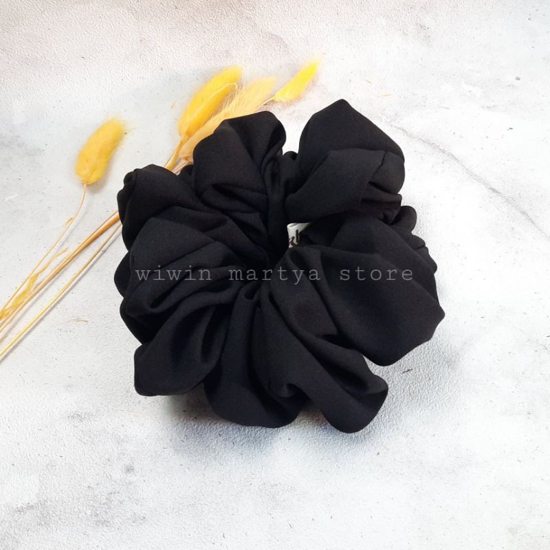 WMS Scrunchie Ikat Rambut Cepol Rambut Kunciran Rambut Bahan Diamond Premium by MIKHA