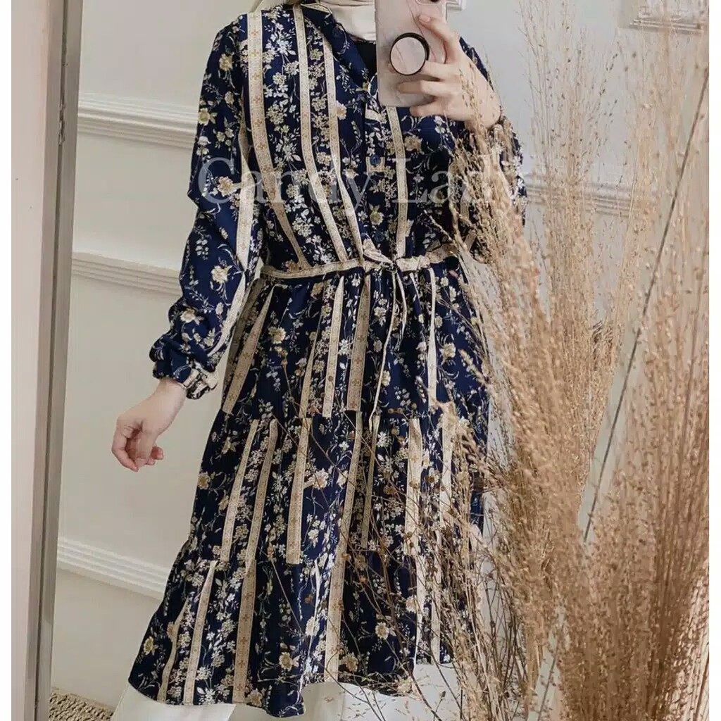 tunik killa - tunik motif - tunik bunga - atasan motif