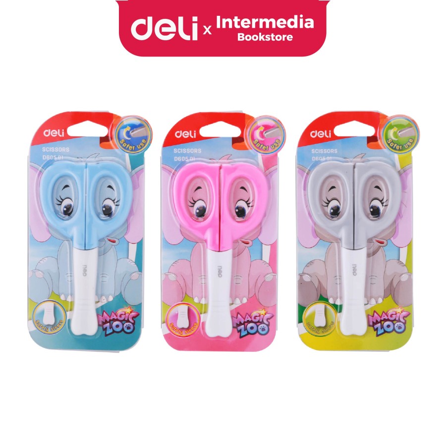 

Deli ED60501 Scissors Gunting Anak Bentuk Gajah