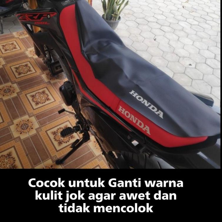 STOK BANYAK 8540 Sarung Kulit Jok HONDA CRF 150 L ヹ