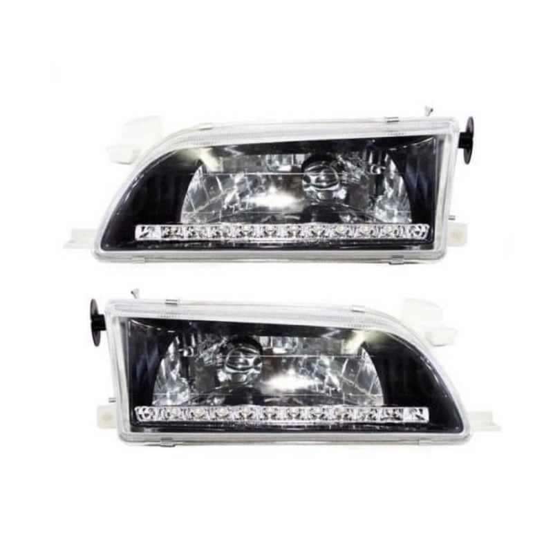 head lamp great corolla led smoke