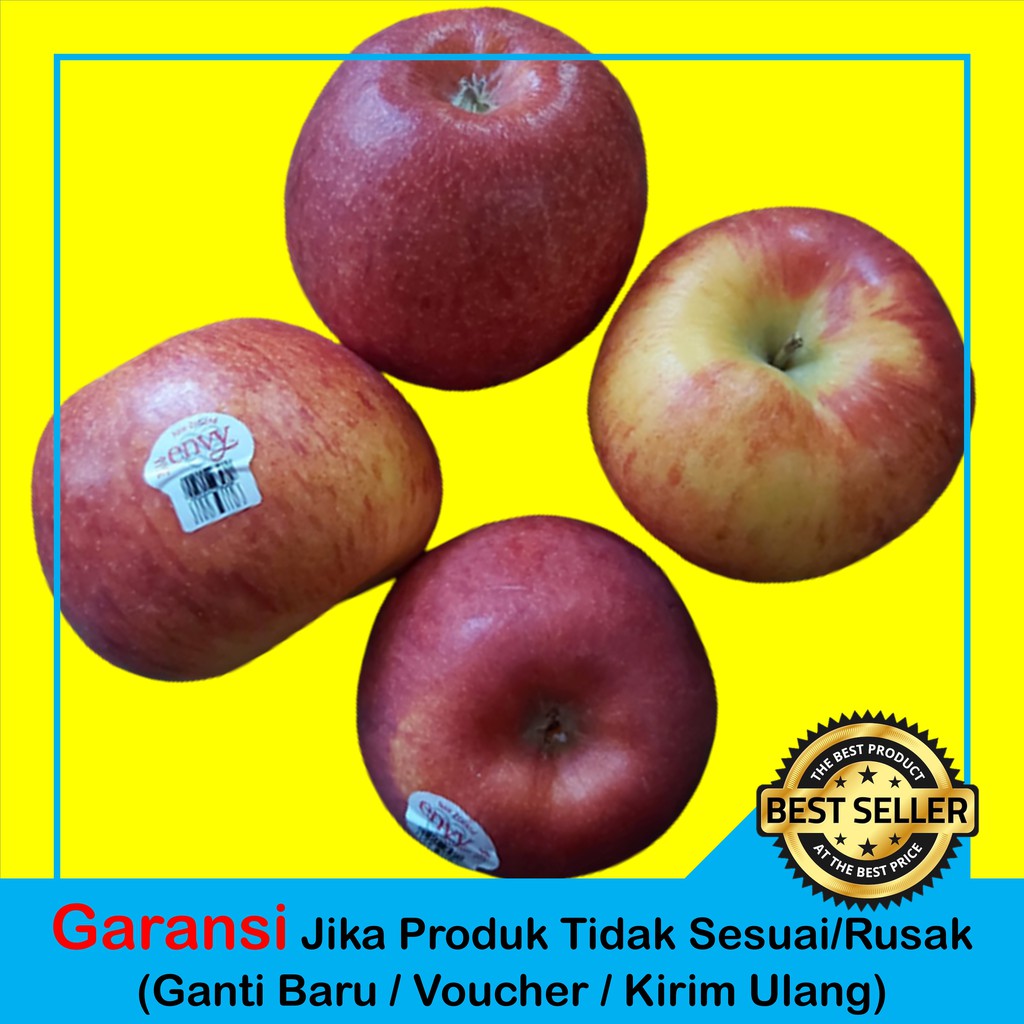 BUAH SEGAR APEL ENVY IMPORT 1KG | BUAH APEL ENVY NEW ZEALAND 1KG