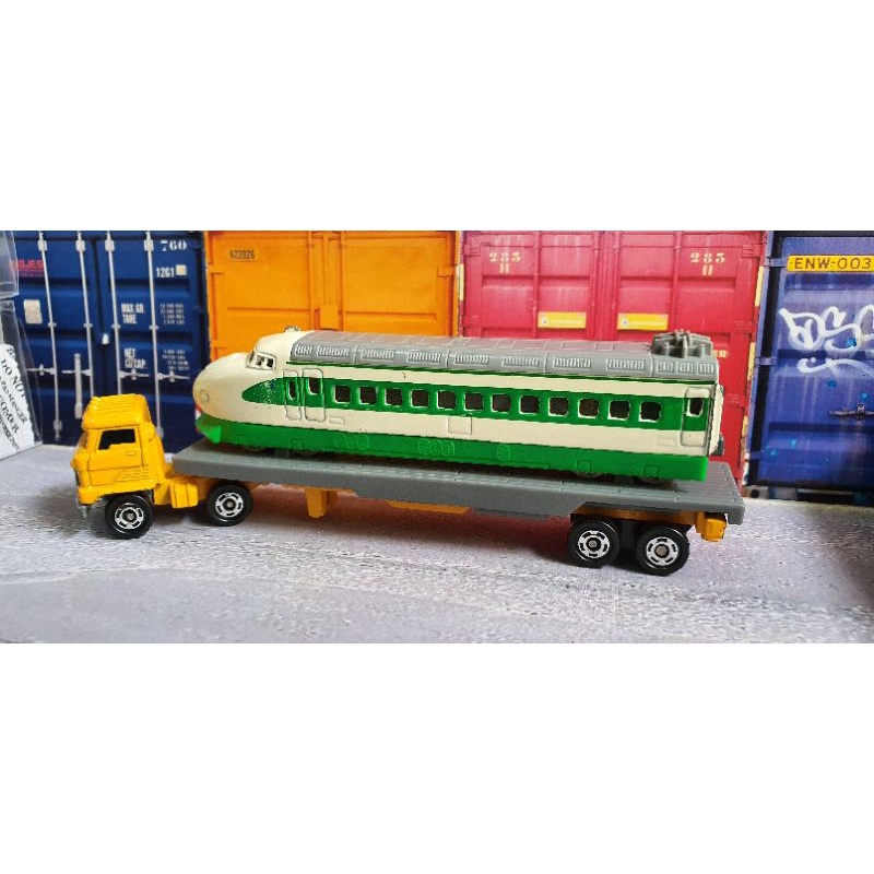 Tomica Hino Semi Trailer - Yellow Truck