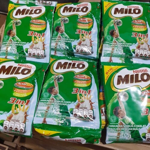 

Susu Bubuk MILO Activ-Go Sachet 22gr - 1 Renceng (10 Sachet ) / Susu Anak